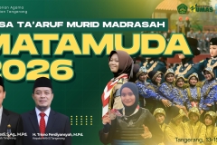 Hijau Modern Spanduk Posko Mahasiswa KKN Siap Cetak - 1